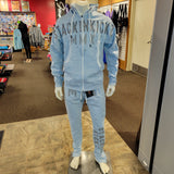 Soft Blue Vintage Tracksuit