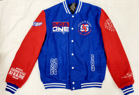 Stackin Kickz X DJ OG One Collab Varsity Jacket All Star