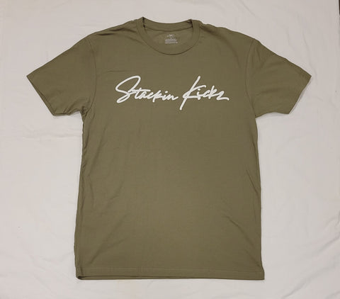 Olive Green Classic Signature Tee