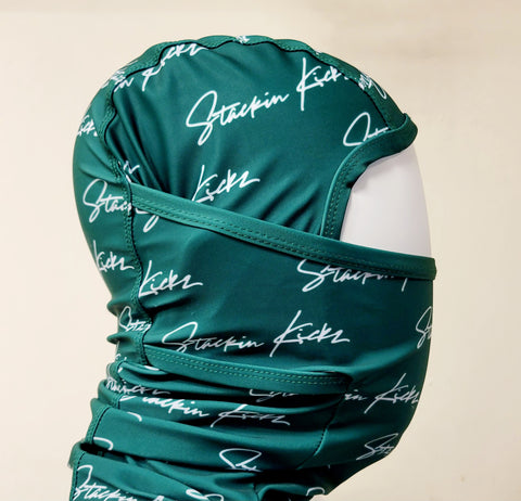 Green Signature Shiesty Ski Mask