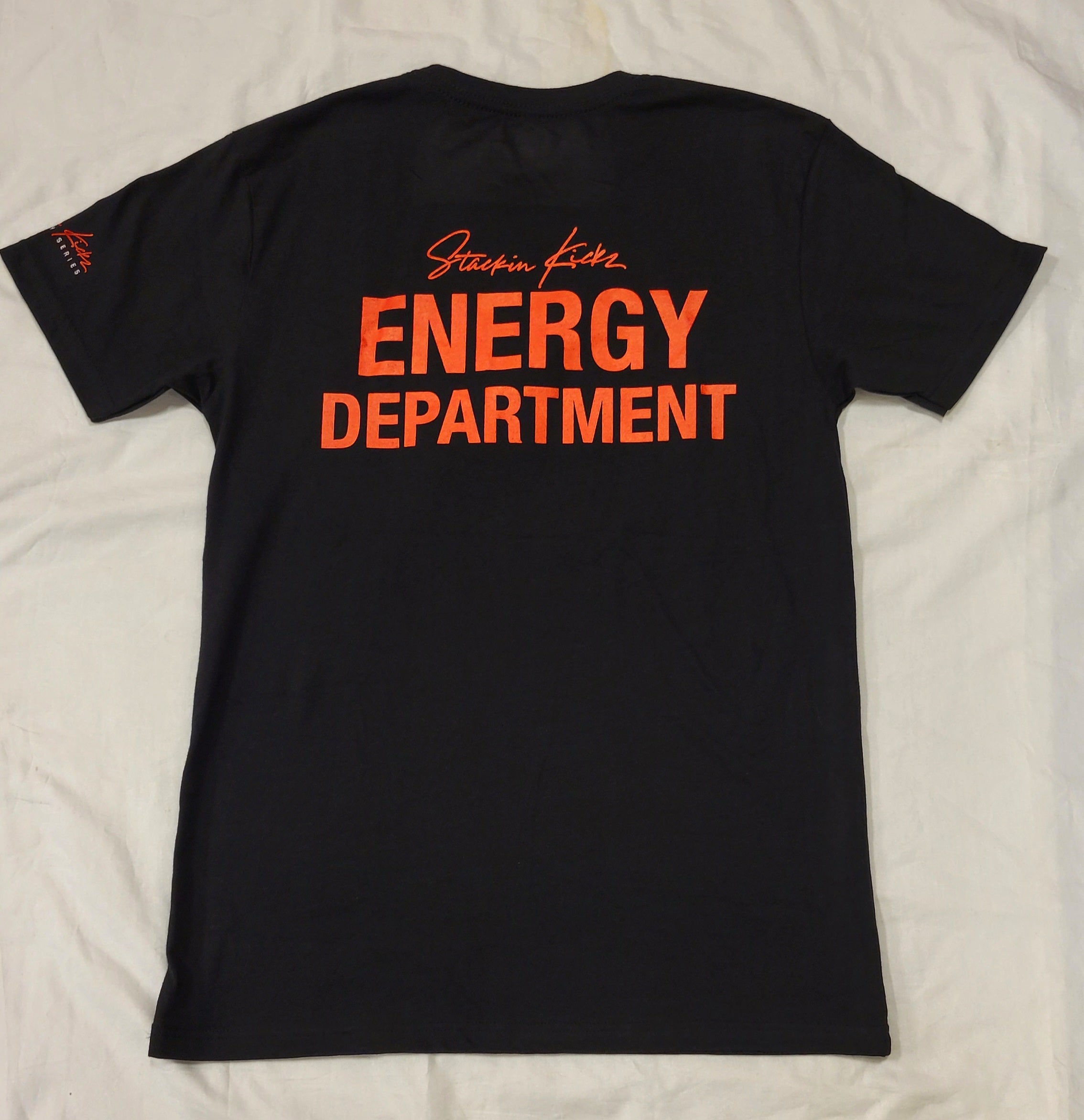 Black Red Energy Dept tee