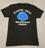 Black Blue Rose tee