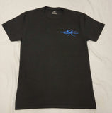 Black Blue Rose tee