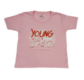 Kids Pink/Red Young &Stackin  Tee