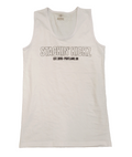 White Black Outline Tank