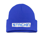 Royal /White STACKIN Beanie