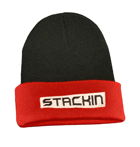 Red/Black STACKIN Beanie