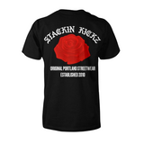 Black Red Rose tee