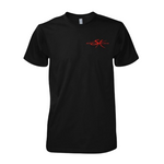 Black Red Rose tee