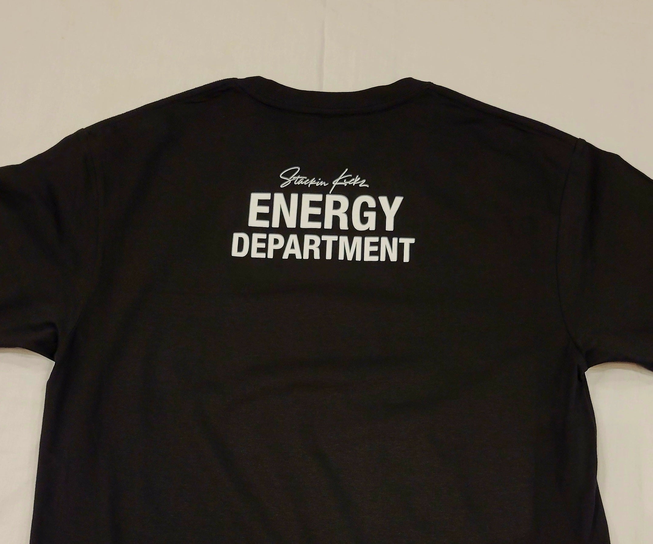 Blk green yellow STACKIN VIBEZ Tee