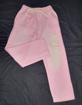 Strawberry/Cream "Shoe Religion" Pants