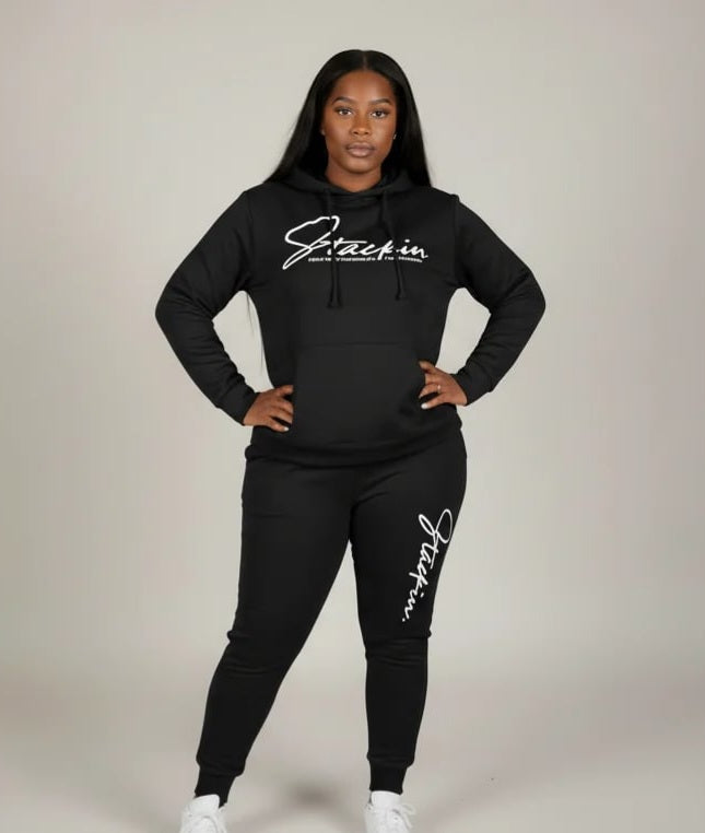 Ladies Black Lightweight Signature Hoody Only
