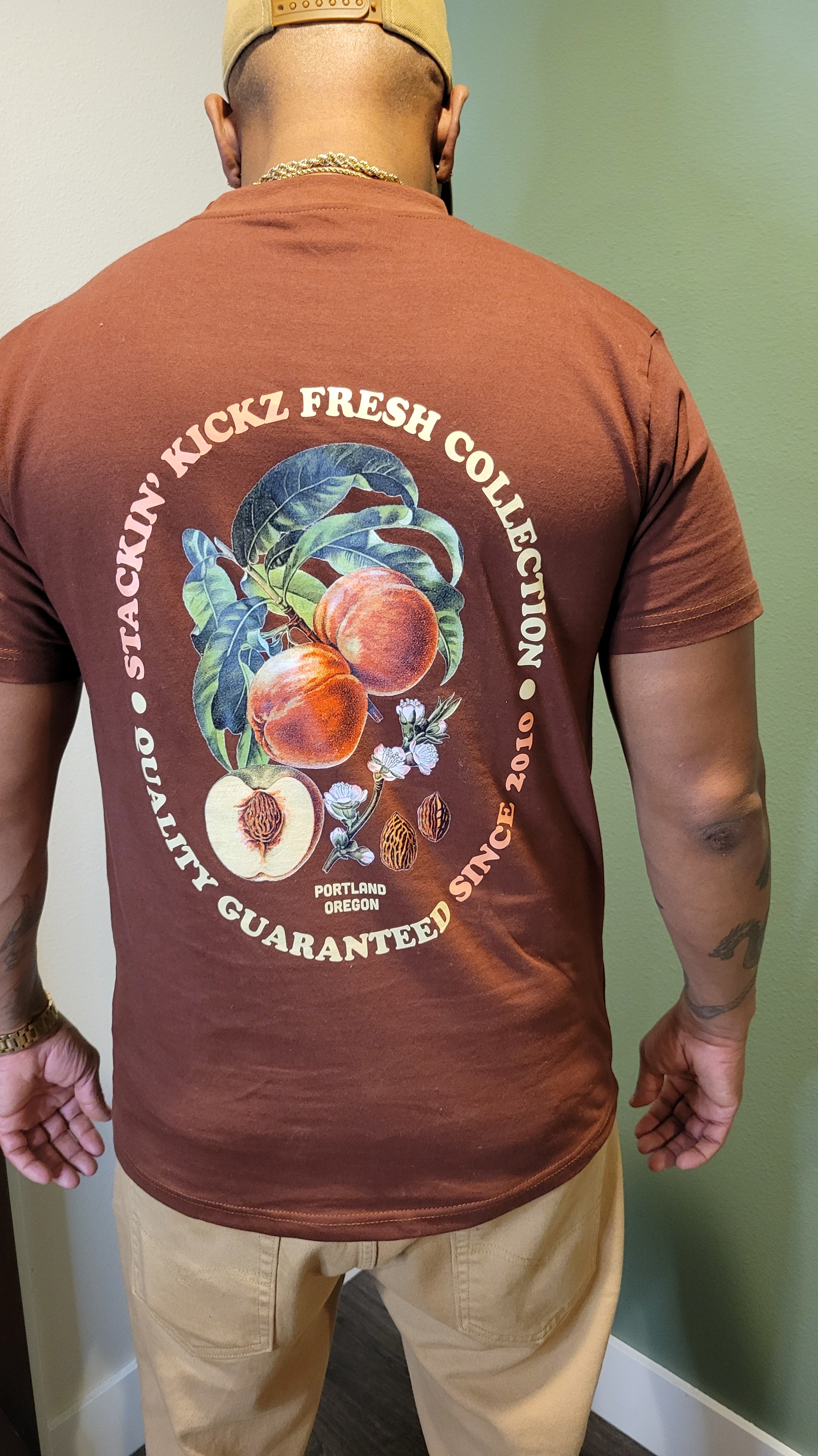 Fresh Collection Peaches Edition Tee (BROWN)
