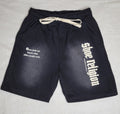 Black/Cream "Shoe Religion" Shorts