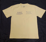 Cream/Gray Heavyweight "SHOE RELIGION" reimagined Tee.