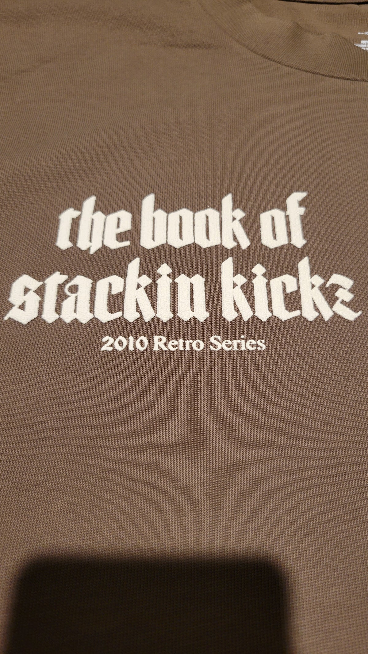 Chocolate Cream Heavyweight "SHOE RELIGION" reimagined Tee