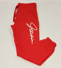 Red STACKIN Signature Joggers