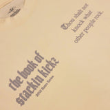 Cream/Gray Heavyweight "SHOE RELIGION" reimagined Tee.