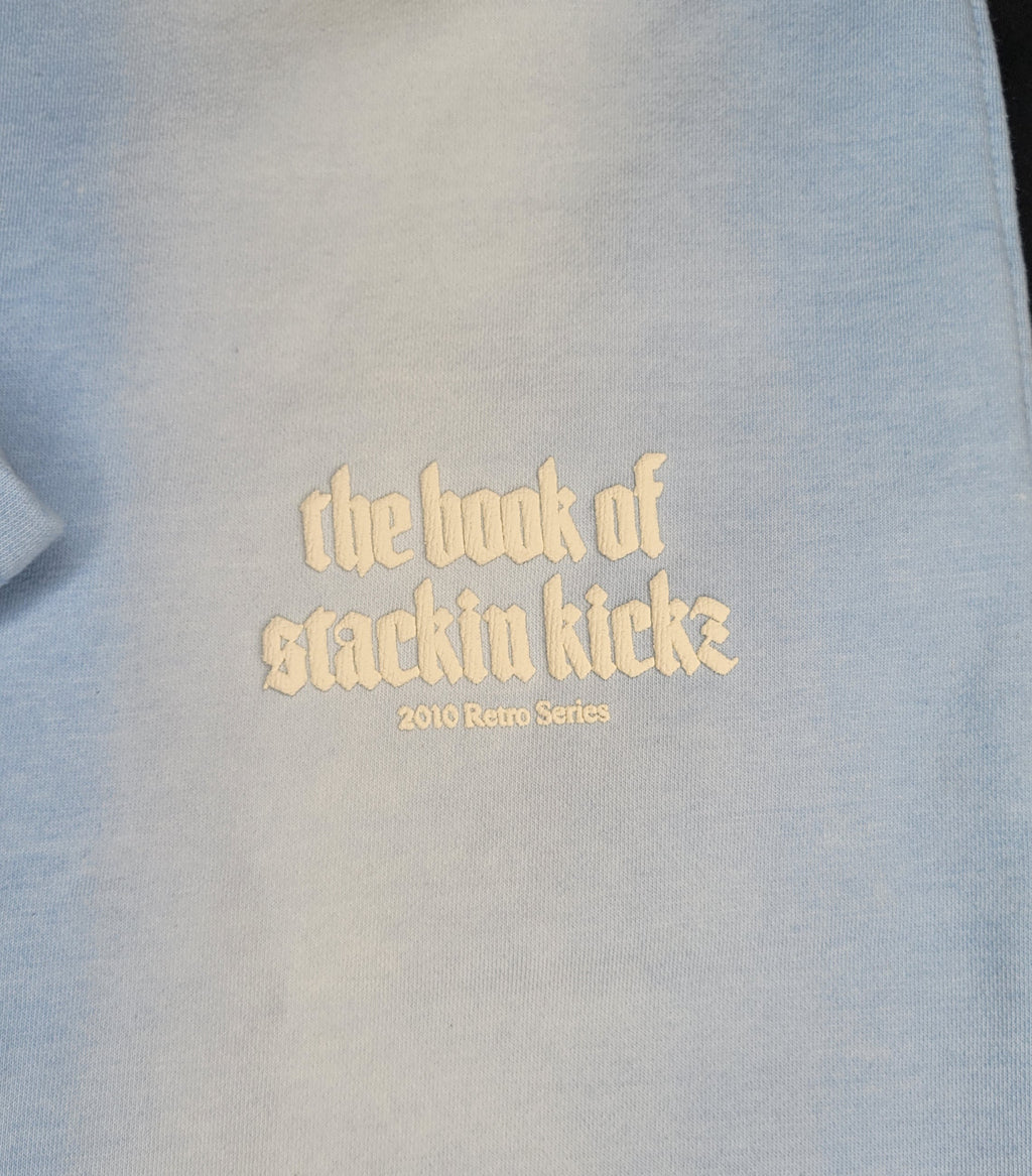 Ice Blue /Cream "Shoe Religion" Pants