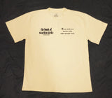 Cream/Black Heavyweight "SHOE RELIGION" reimagined Tee.