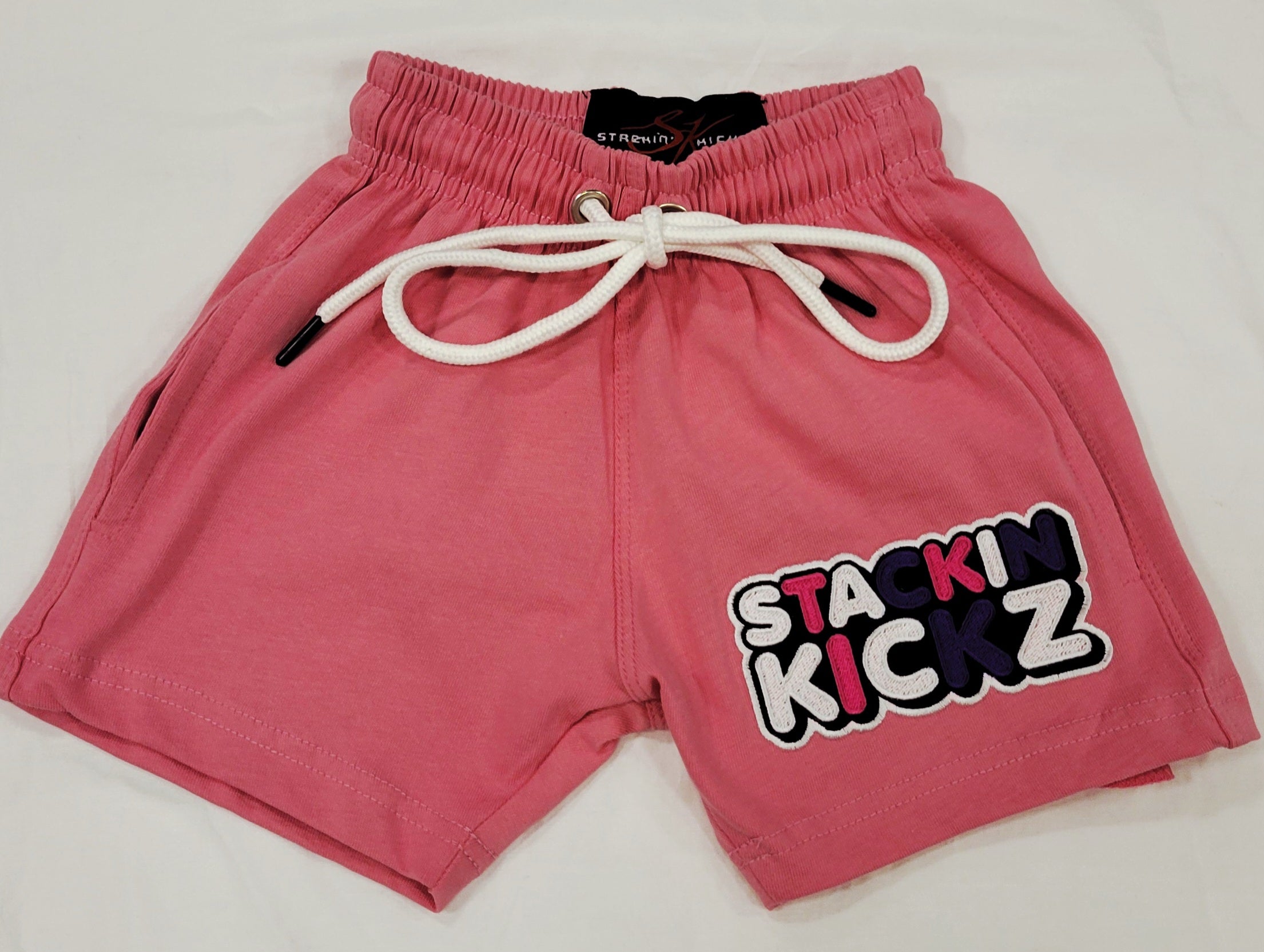 Kids Pink Strawberry Shorts