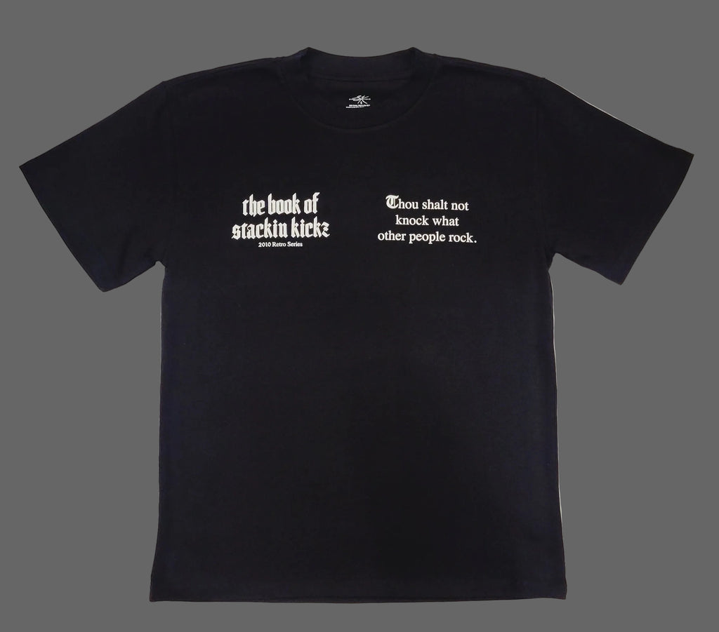 Heavyweight "SHOE RELIGION" reimagined Tee.