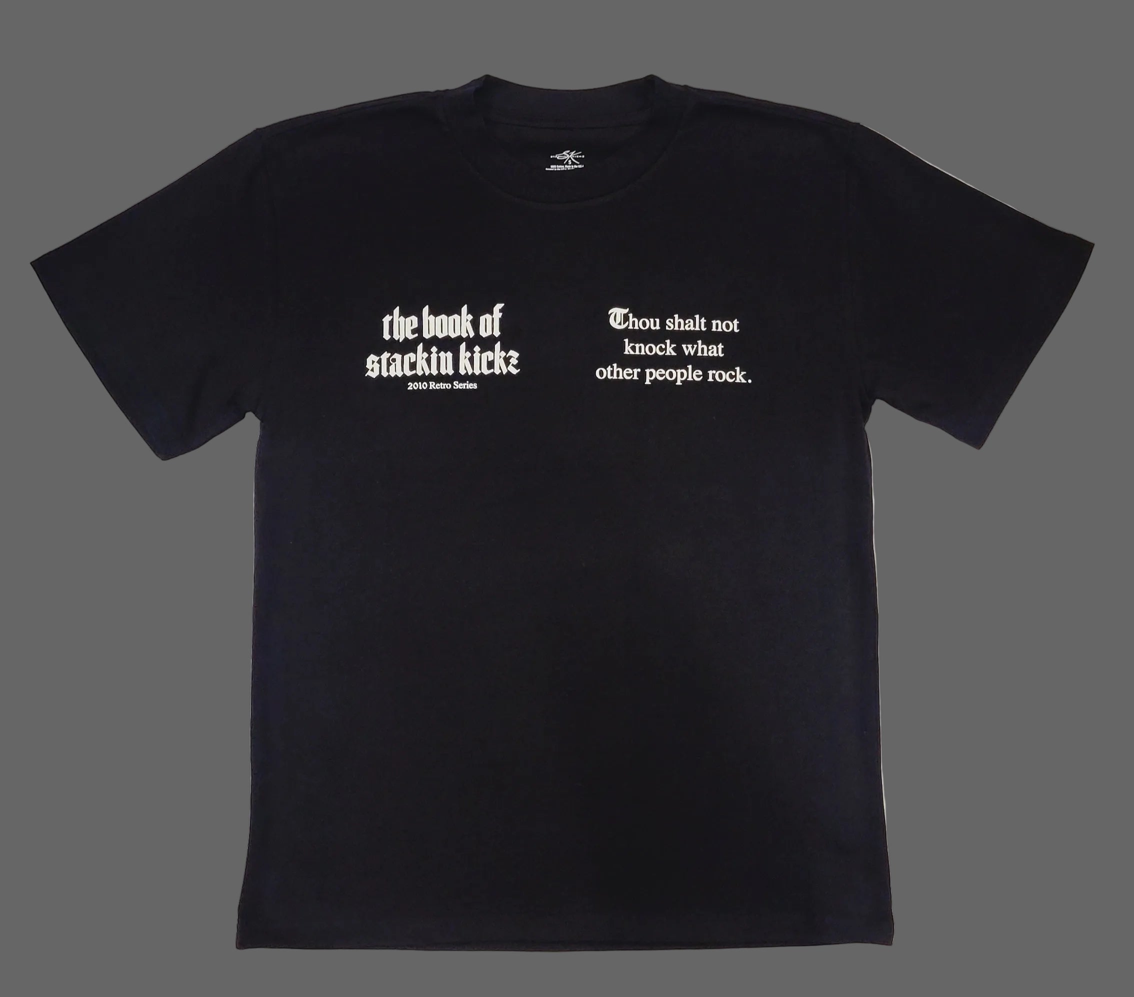 Heavyweight "SHOE RELIGION" reimagined Tee.
