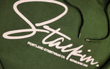 Forest Green STACKIN Signature HEAVYWEIGHT HOODY