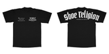 Heavyweight "SHOE RELIGION" reimagined Tee.