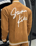 Wheat Suede Signature Tracksuit