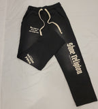 Black/Cream "Shoe Religion" Pants