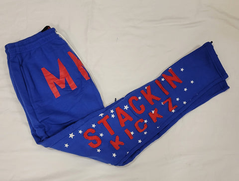 All Star red blue Distressed Joggers ONLY