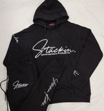 Blk/White Big Stackin Signature Tracksuit
