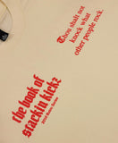 Cream/Red Heavyweight "SHOE RELIGION" reimagined Tee.