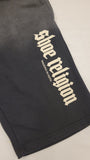 Black/Cream "Shoe Religion" Shorts