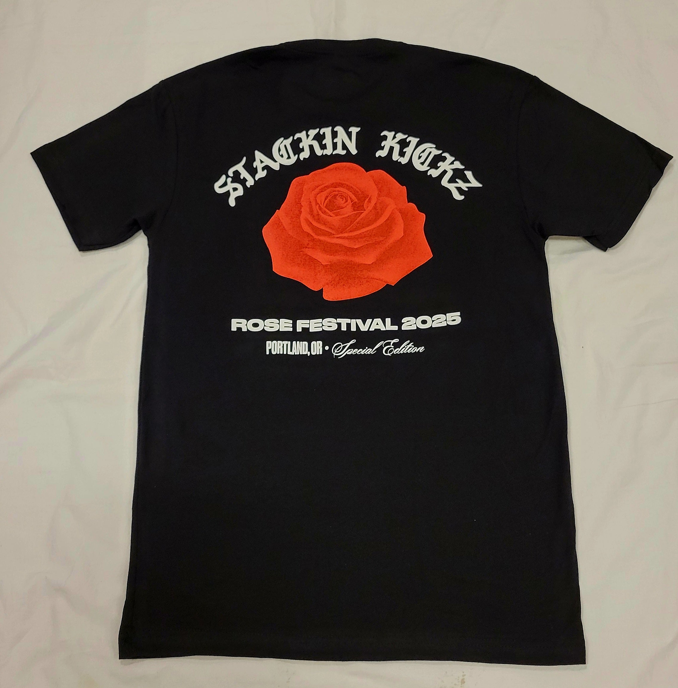 Black Red Special Edition Rose Festival 2025 Tee