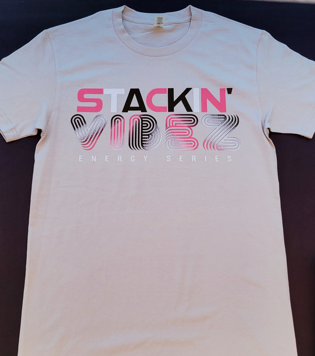 Gray & Neopolitan STACKIN VIBEZ Tee