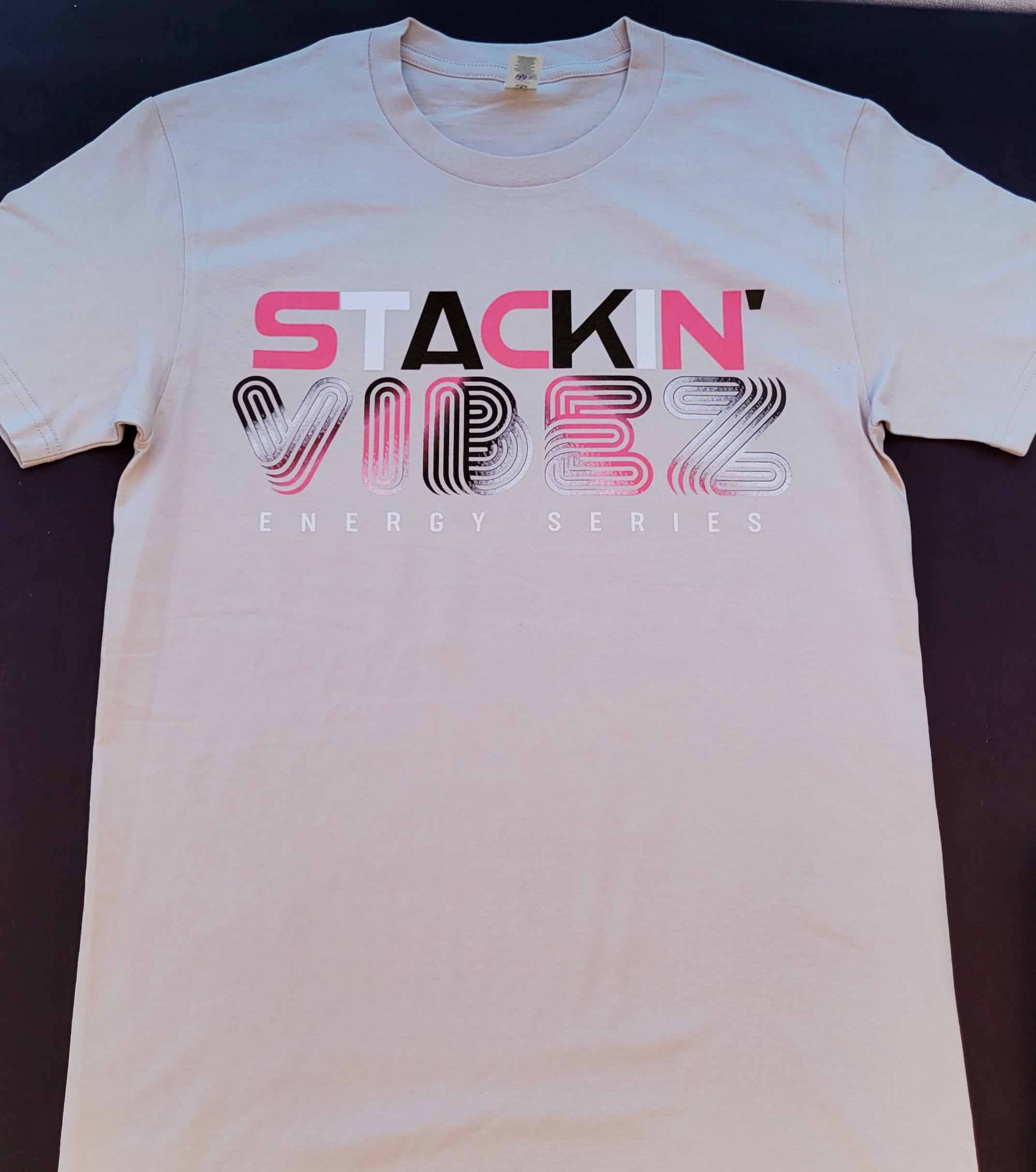 Gray & Neopolitan STACKIN VIBEZ Tee