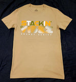 Tan Army Orange STACKIN VIBEZ Tee