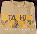 Chocolate Tan STACKIN VIBEZ Tee