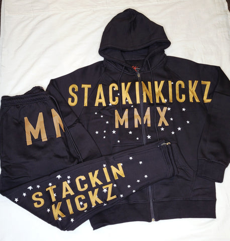 Blk/Chocolate Vintage Tracksuit