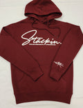 Maroon STACKIN Signature HEAVYWEIGHT HOODY