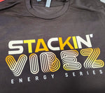 Brown Tan STACKIN VIBEZ Tee