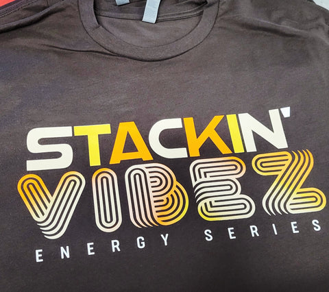 Brown Tan STACKIN VIBEZ Tee