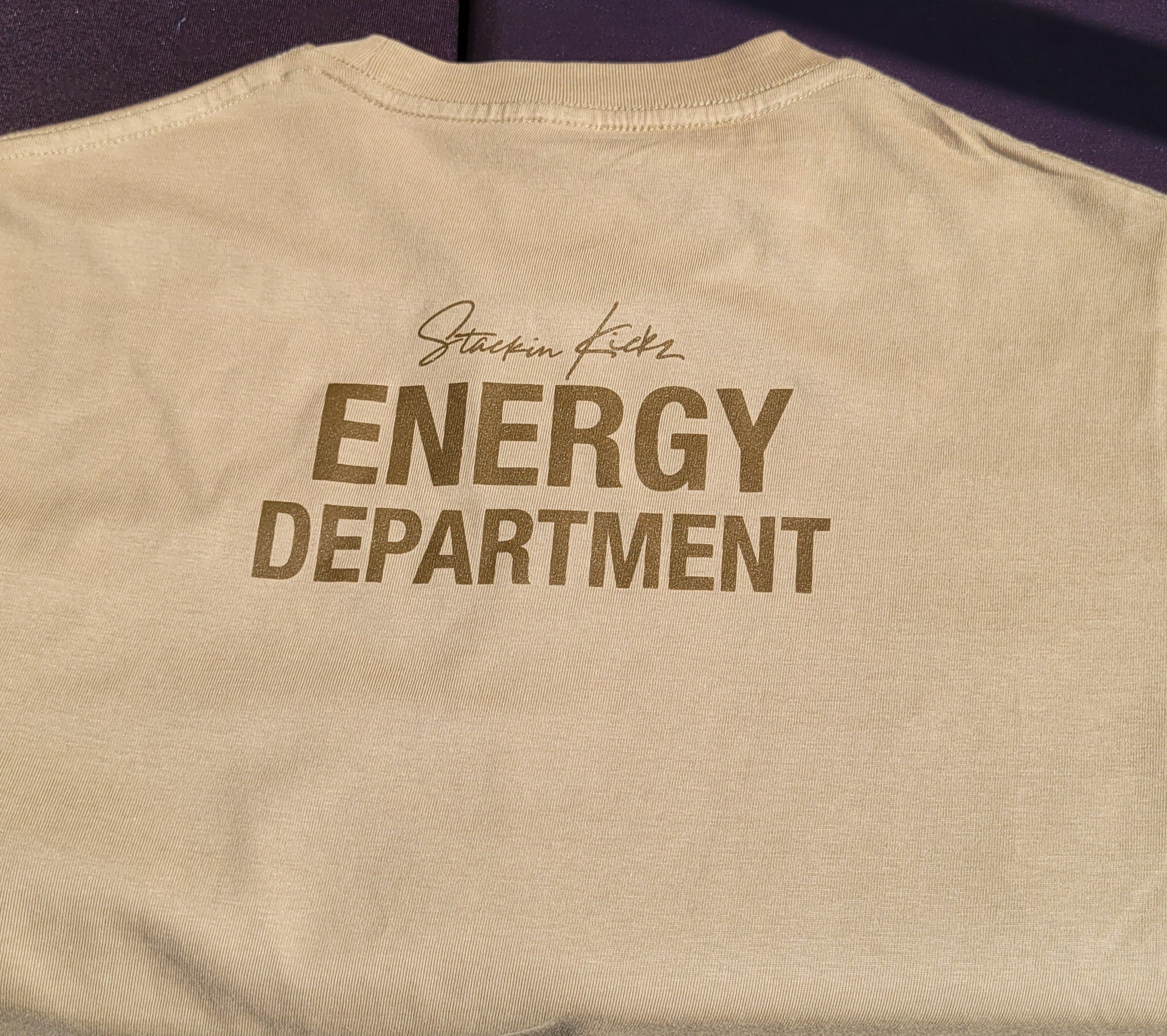 Chocolate Tan STACKIN VIBEZ Tee