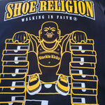 Blk/Yellow "Shoe Religion" Tee